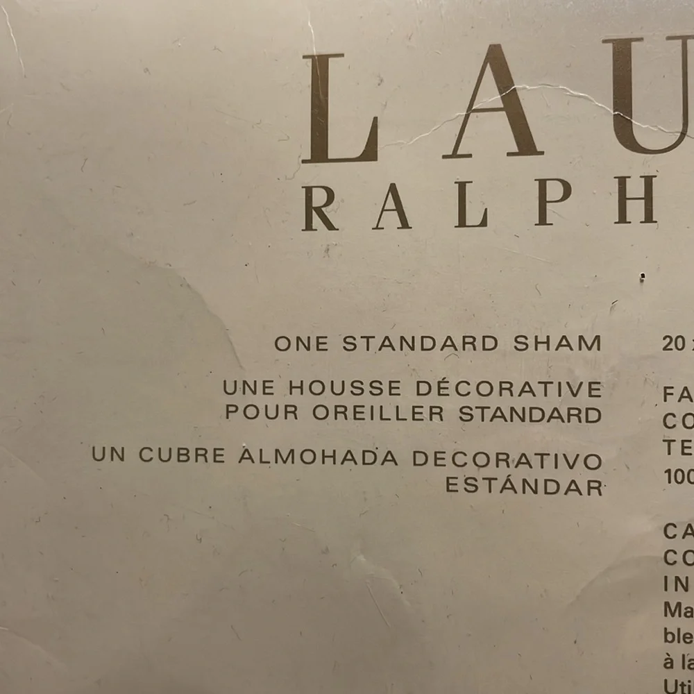 NIP RALPH LAUREN Heritage Balti Brown Multi Quilted STANDARD Sham Set of (2)